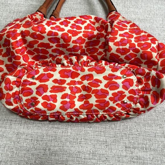 Kate Spade Into the Wild Satchel Purse - Cheetah Print - Picture 8 of 15